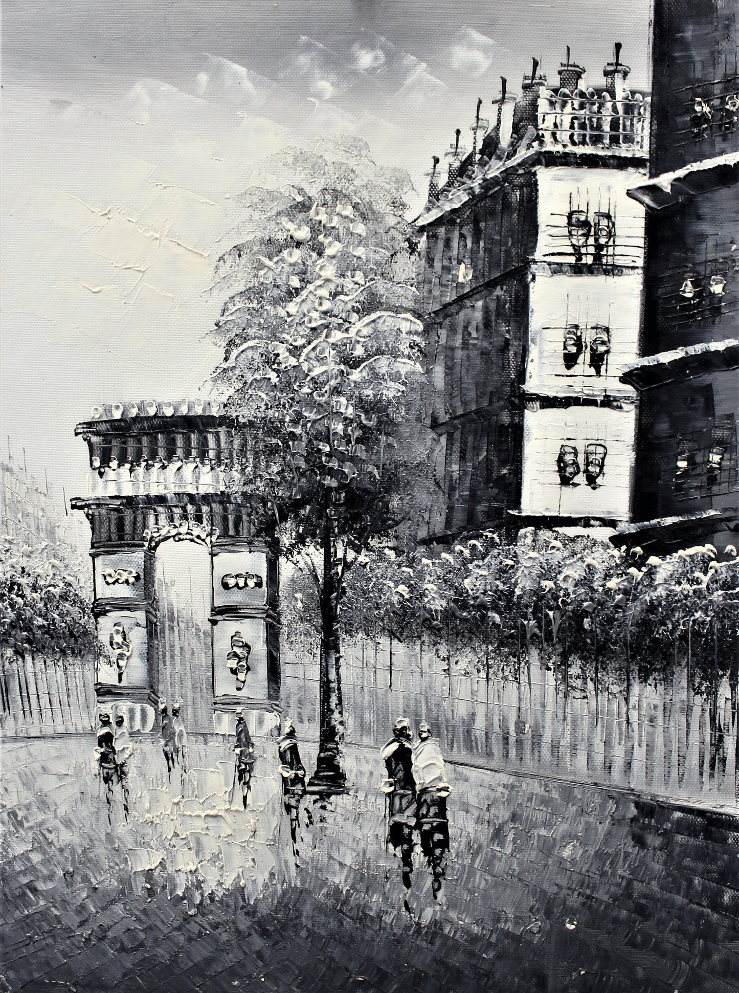 Arc de triomphe noir et gris