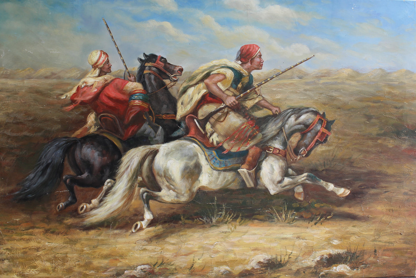 Deux soldats à cheval