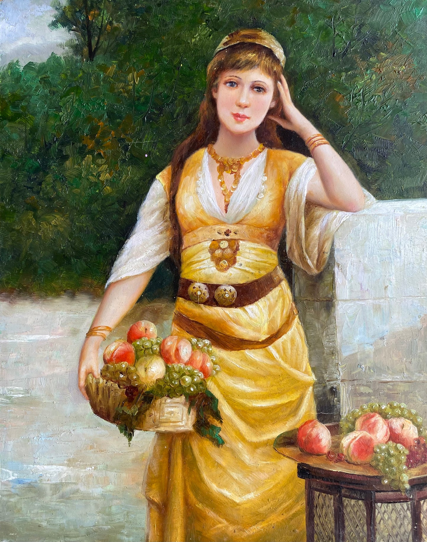 Femme vendant des fruits