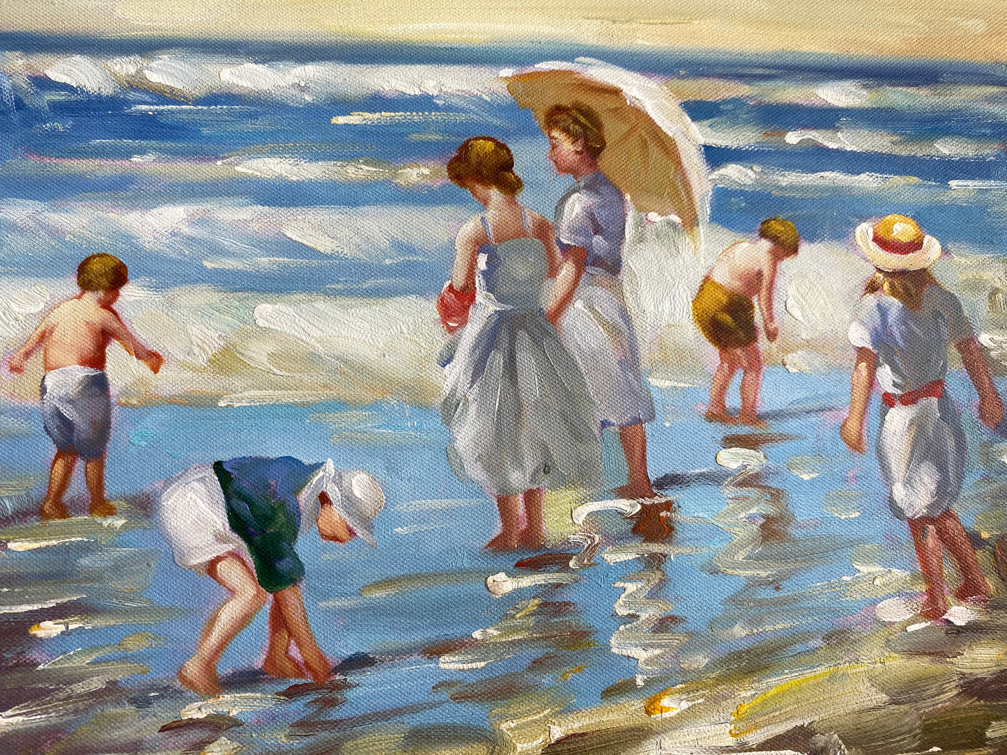 Famille sur la plage