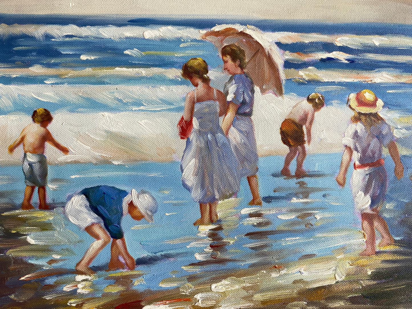 Famille sur la plage