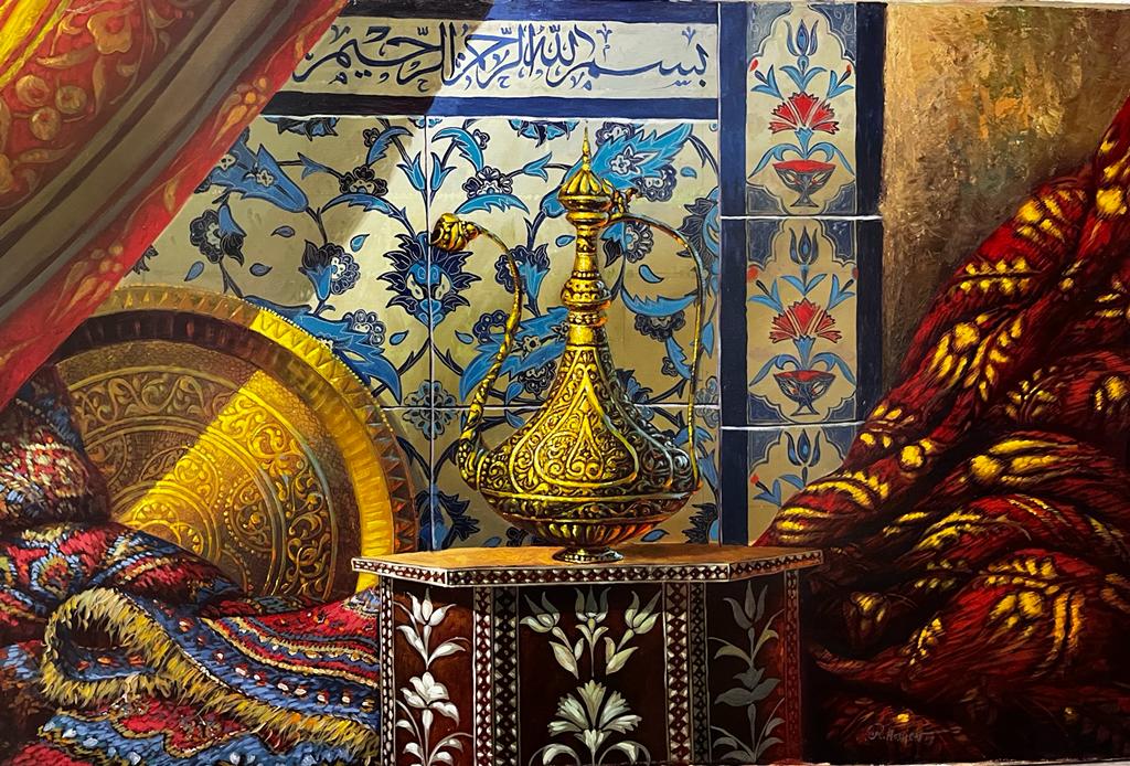 Chambre avec symboles orientaux