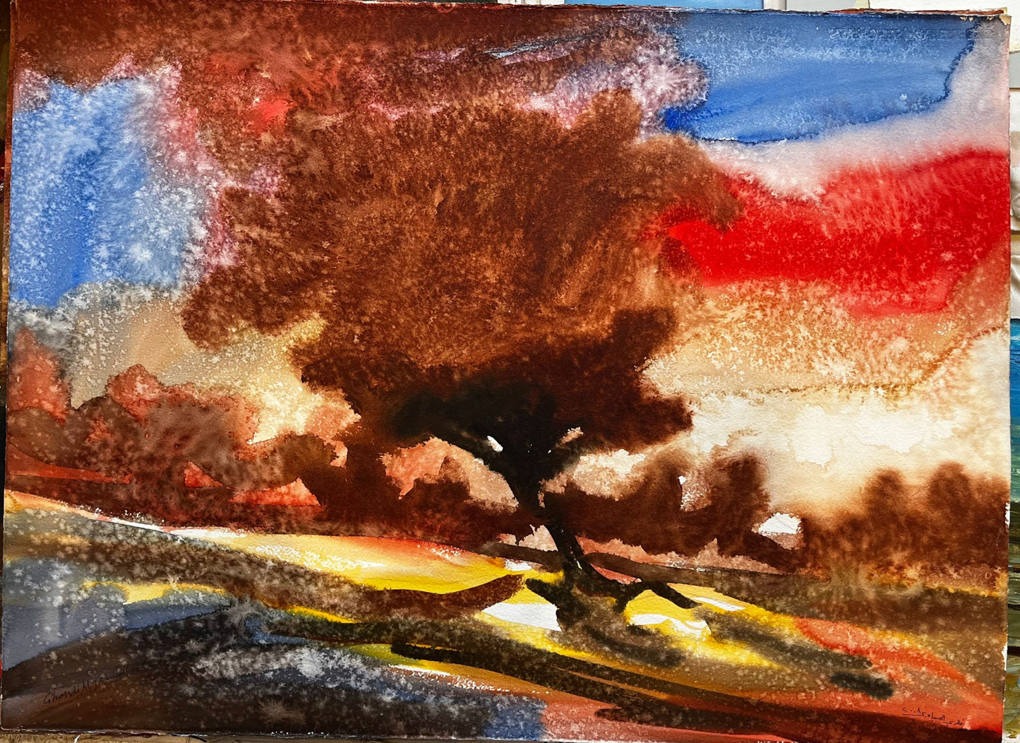 Paysage dramatique
