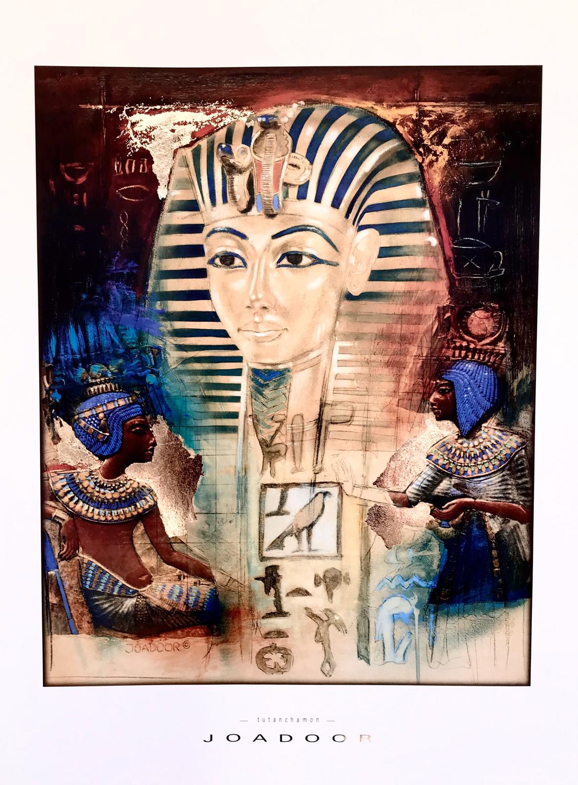 Poster of King Tutankhamun