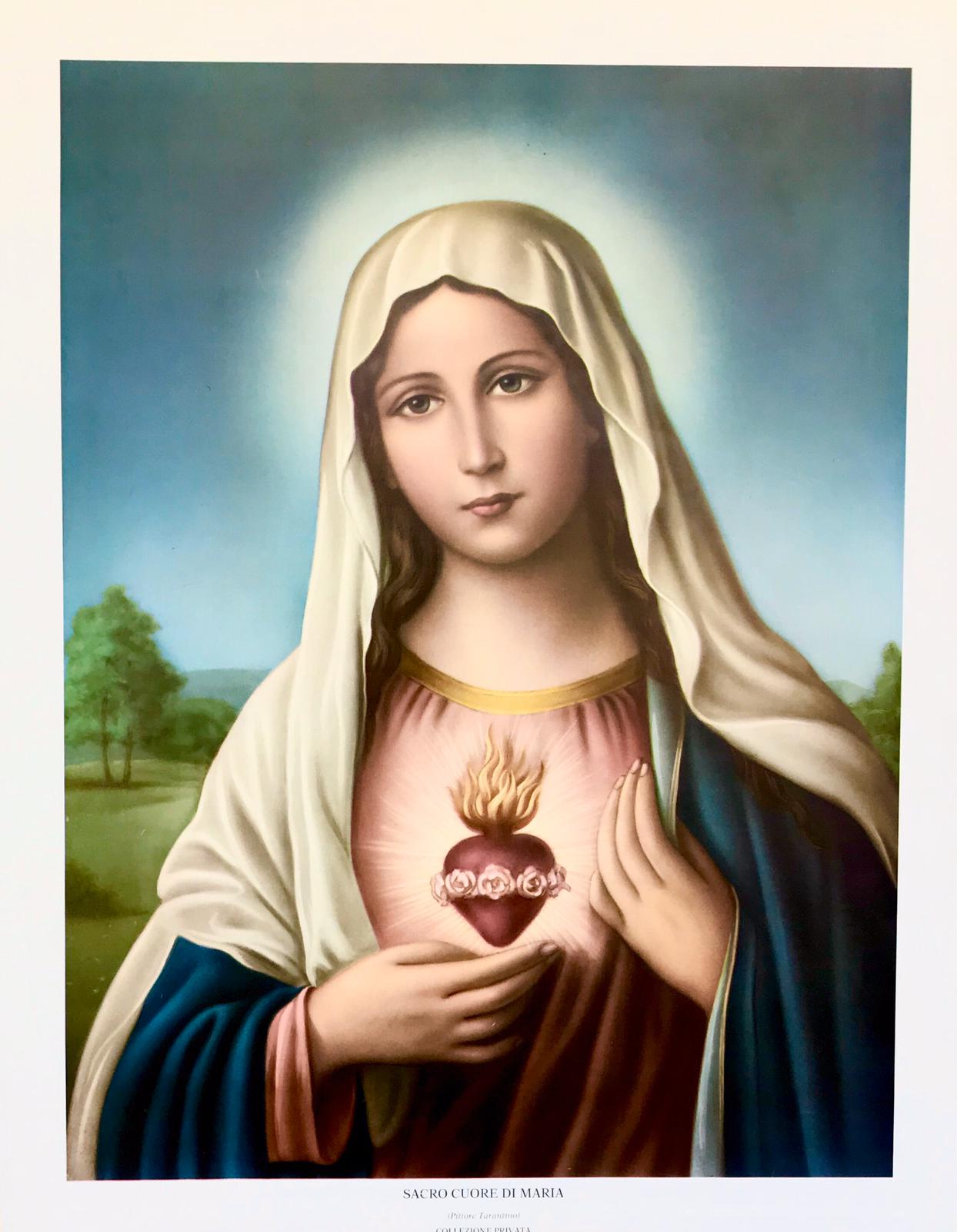 Poster of the virgin Mary
