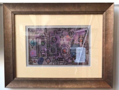 Art moderne violet