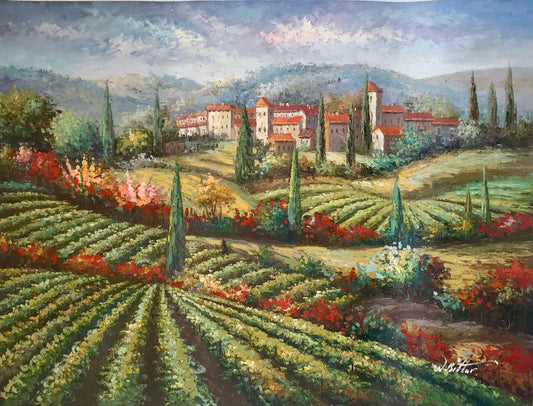 terres agricoles vallonnées