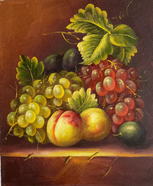 Nature morte de fruits dans une lumière chaleureuse