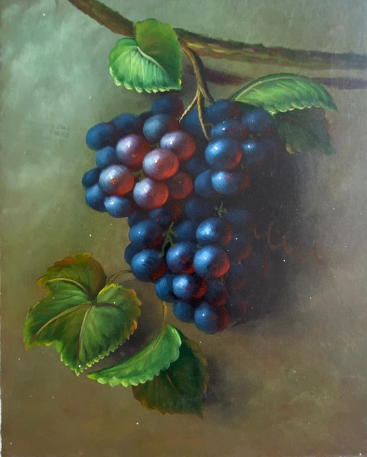 Nature morte de raisins