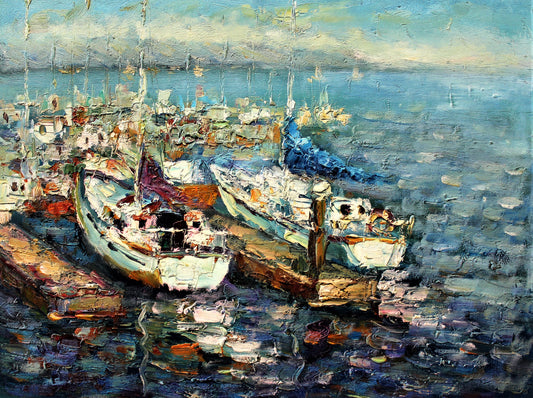 Sailboats in the marina