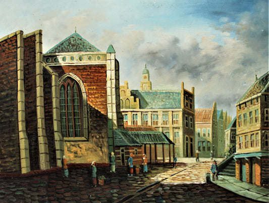 Old cobblestone street