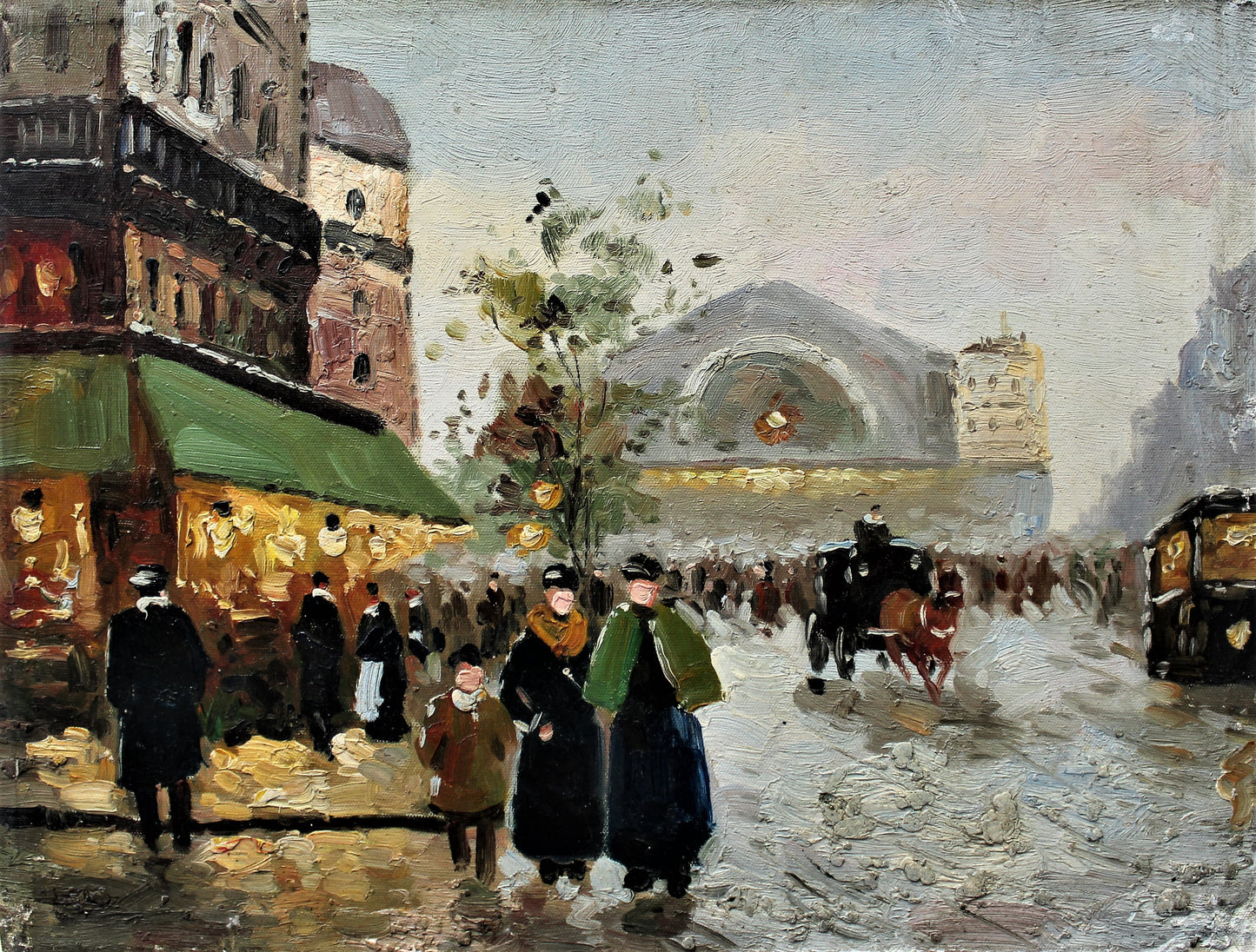 Route très fréquentée du vieux village