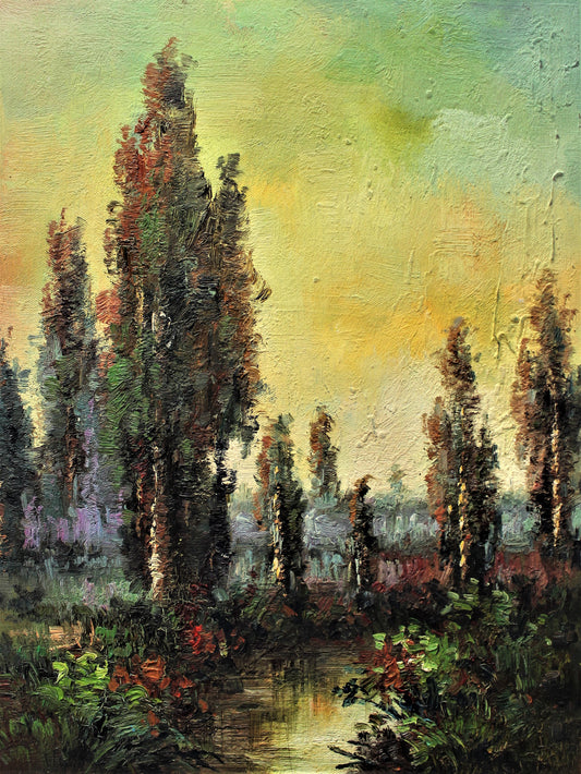 Sunrise over marsh