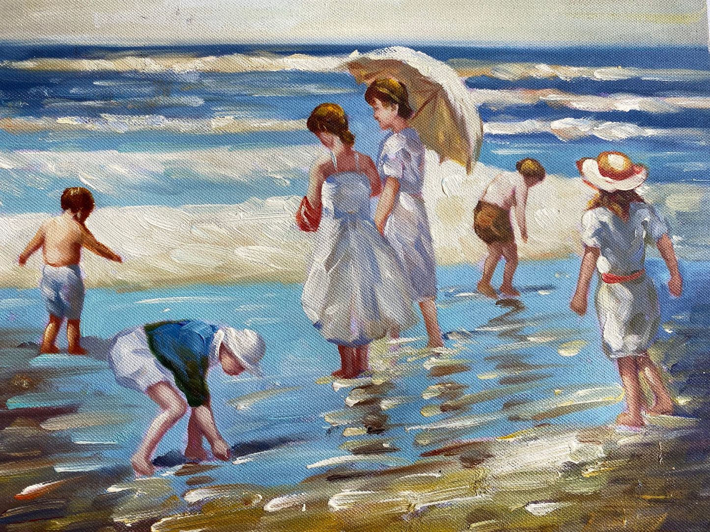 Famille sur la plage