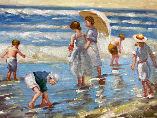 Famille sur la plage