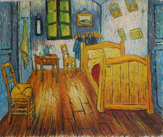 Chambre colorée avec perspective