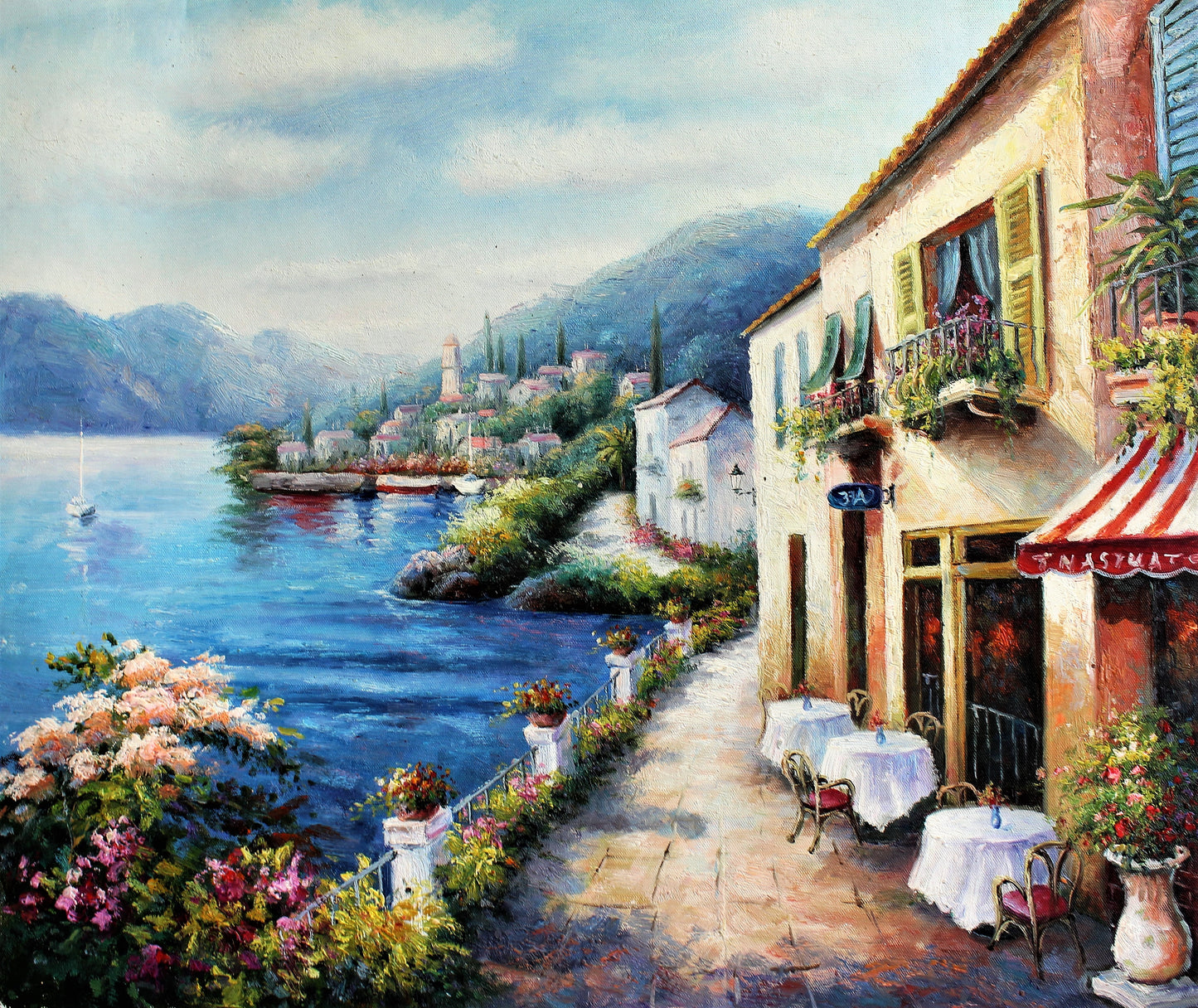 Restaurant au bord de l'eau