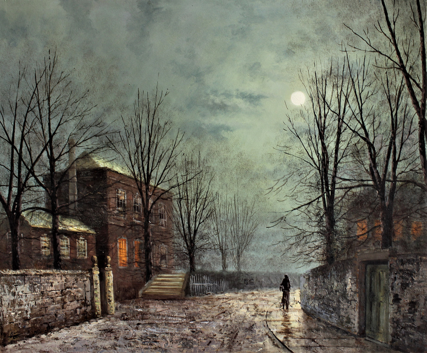 Rue de pierre la nuit