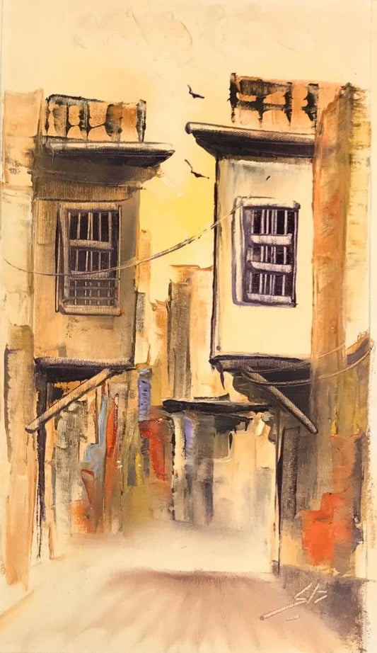 Old streets of Shanashil, Iraq