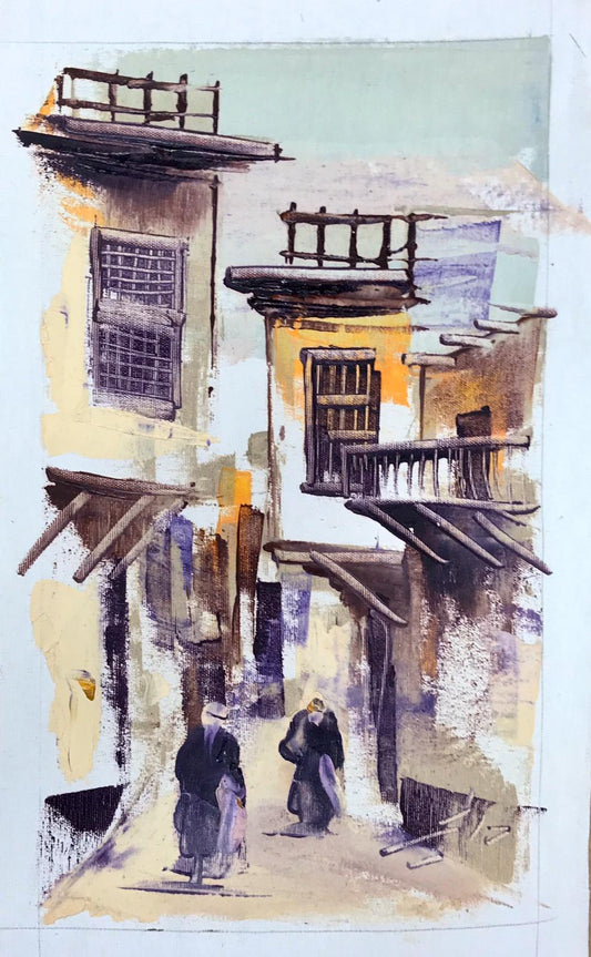 Old streets of Shanashil, Iraq