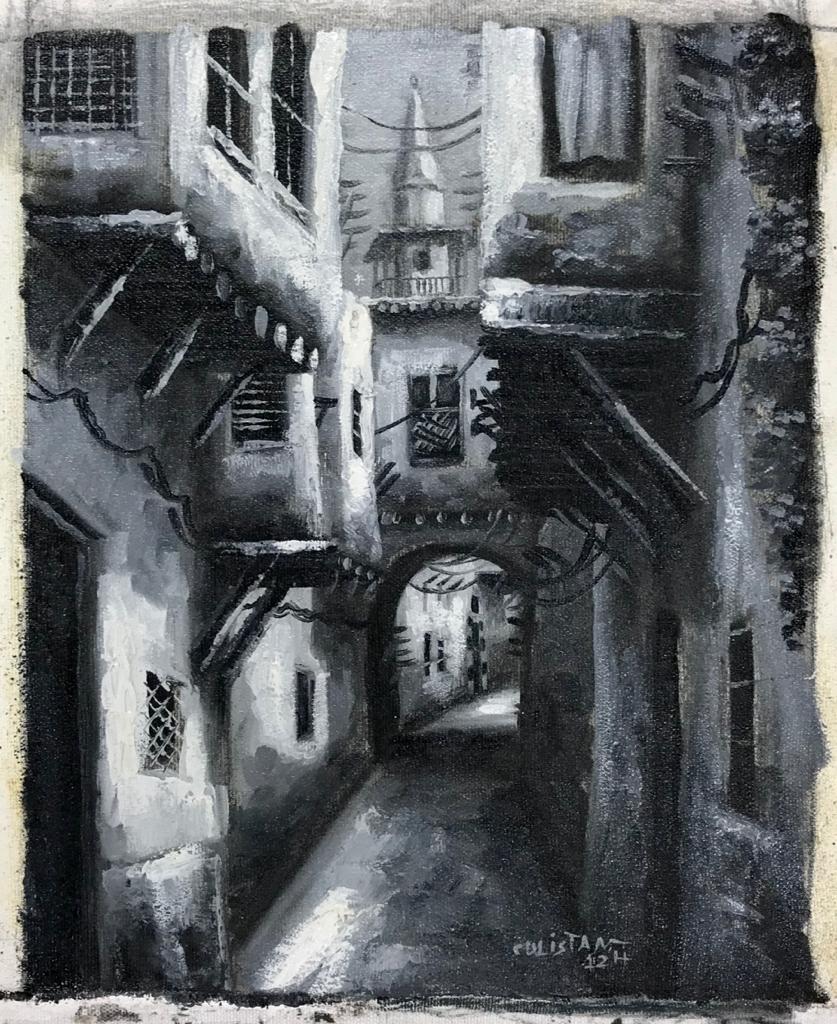 Les rues syriennes en noir et blanc