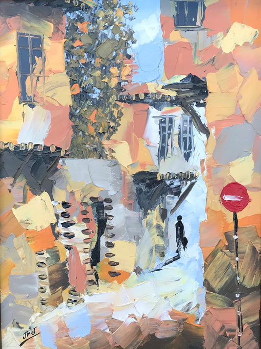 Abstract old streets