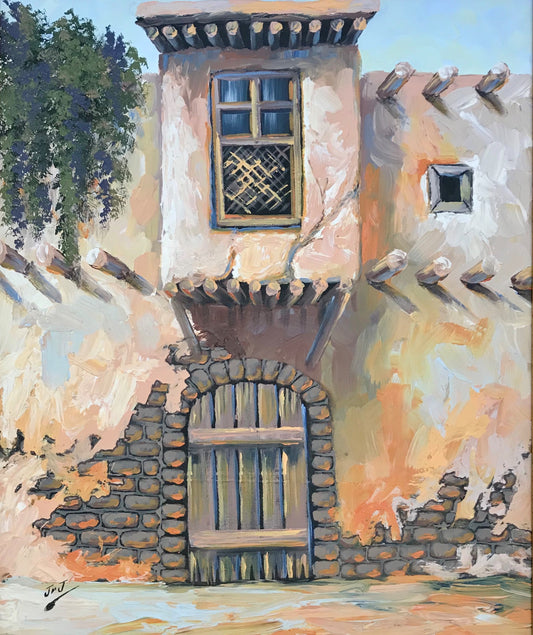 Entrance to an old building