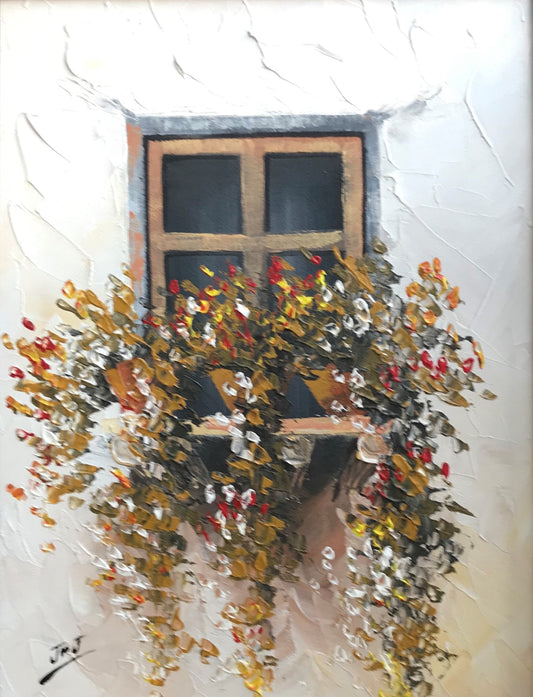 Fenêtre d'une vieille maison