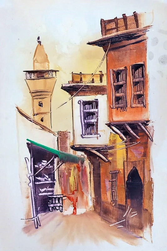 Old streets of Shanashil, Iraq