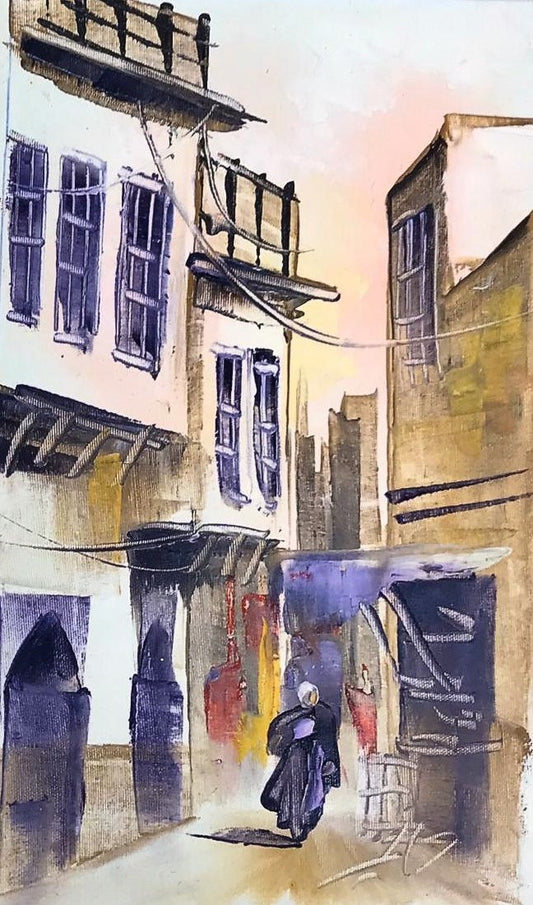 Old streets of Shanashil, Iraq