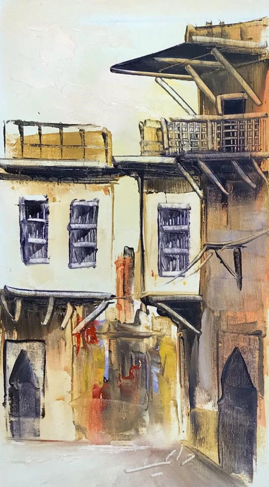 Old streets of Shanashil, Iraq