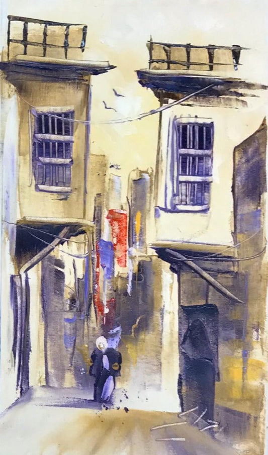Old streets of Shanashil, Iraq