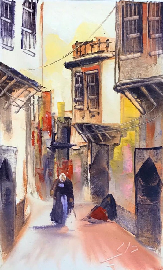 Old streets of Shanashil, Iraq