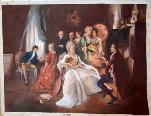Personnages classiques lors d'un événement